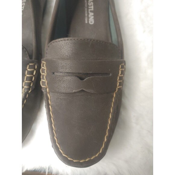 Eastland Montana Driving Moc Shoe Loafers Dark Brown Womens Size 8.5 - Picture 3 of 8